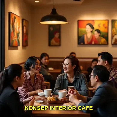 konsep interior cafe
